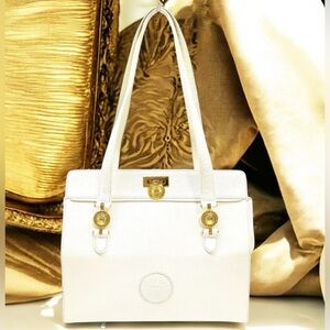 GIANNI VERSACE Sunburst Leather Shoulder Bag 😍